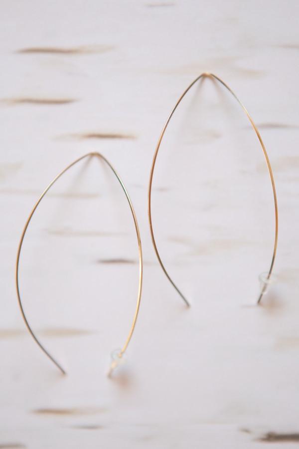 Wire Leaf Earring