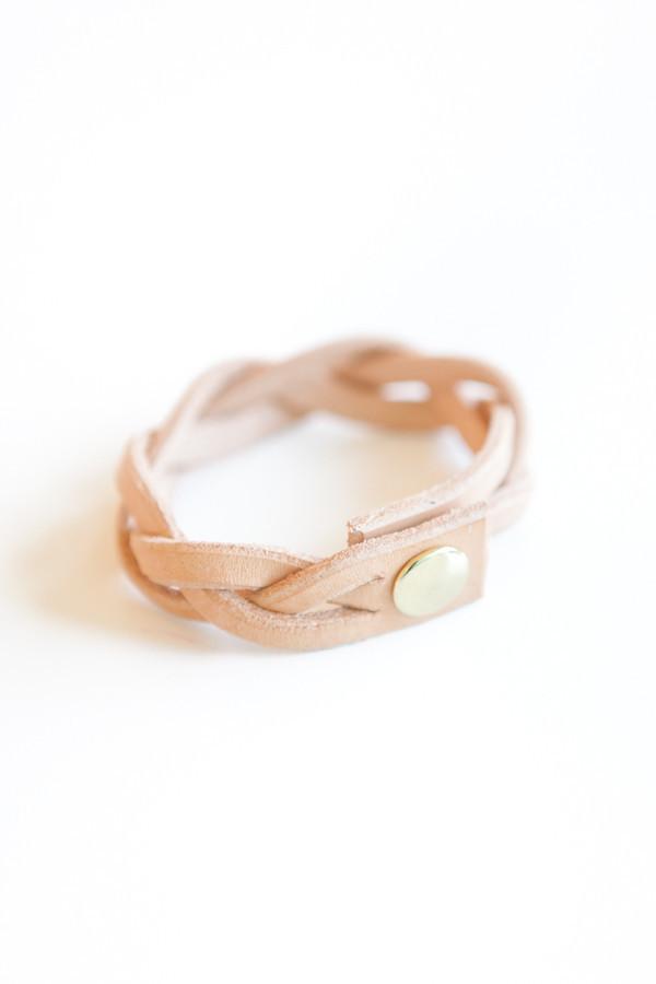 Solid Mfg. Co Braided Leather Bracelet