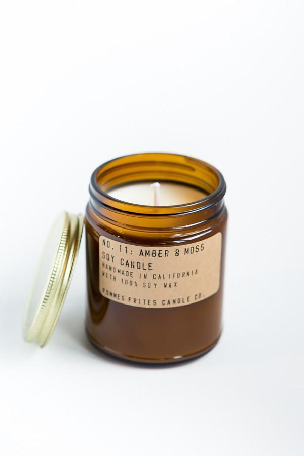 P.F. Candle Co. Amber & Moss Soy Candle