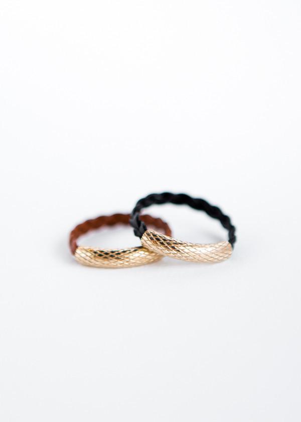 By Boe Braided Leather Band