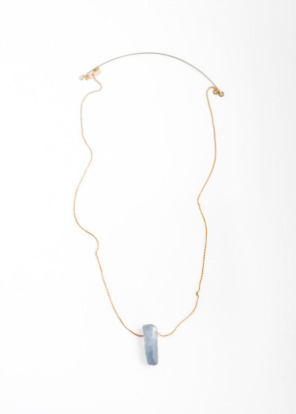 Sea Quartz Rock Necklace