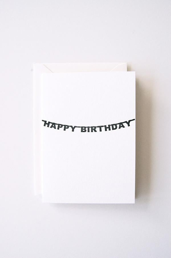 In Haus Press Birthday Banner Card