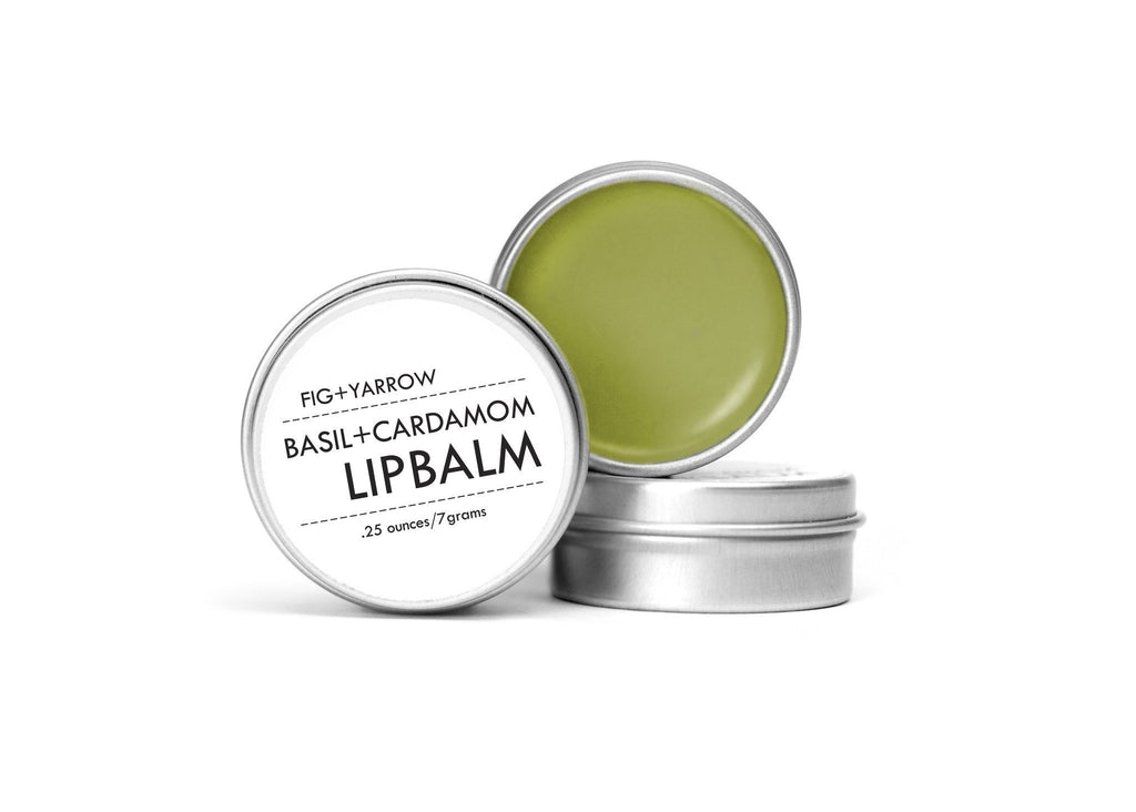 Fig + Yarrow Basil + Cardamom Lip Balm