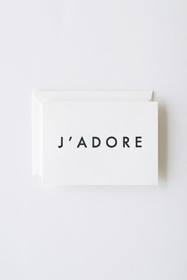 In Haus Press J'Adore Card