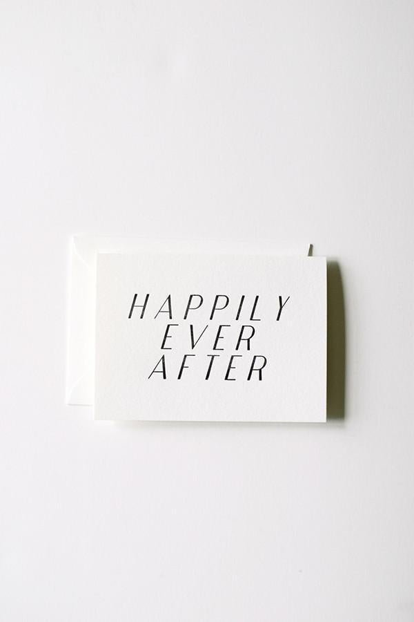 In Haus Press Happily Ever After Card