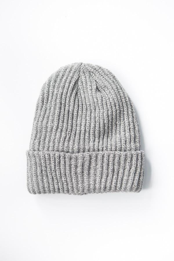 Grey Fleece Lined Beanie