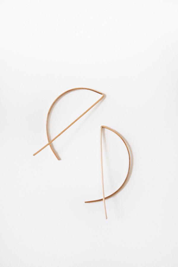 Mini Half Moon Earring