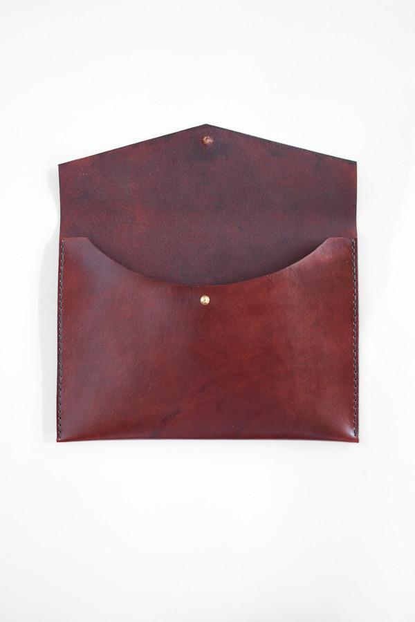 Leather ipad Clutch Solid Mfg. Co
