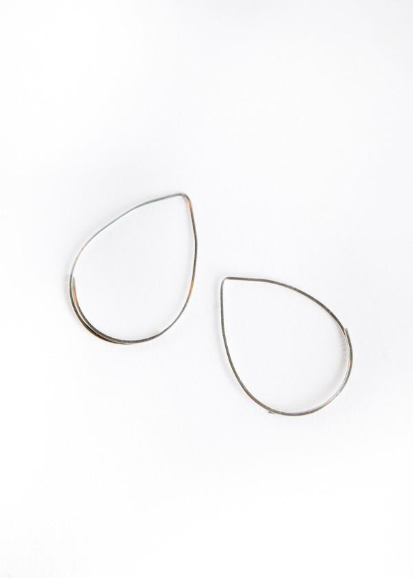 By Boe Mini Open Oval Earrings