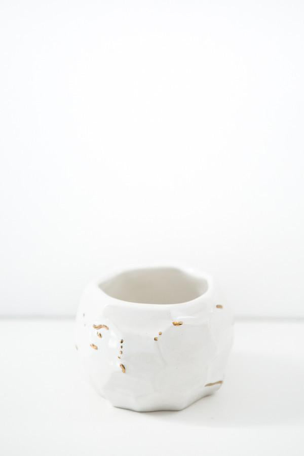 The Object Enthusiast Faceted Ceramic Vessel