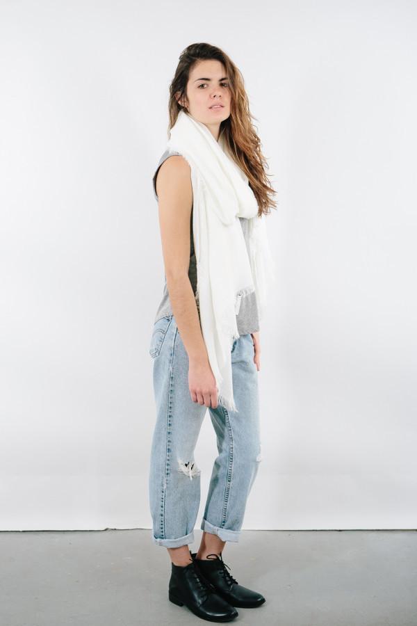 Raw Edge Scarf