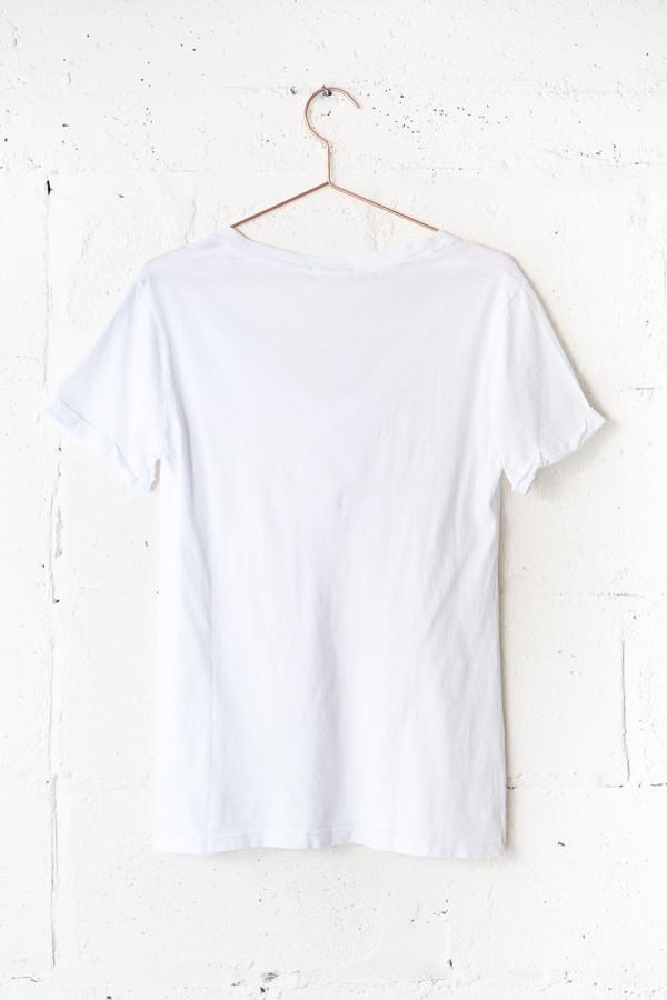 LA Made Roll Sleeve V-Neck Tee