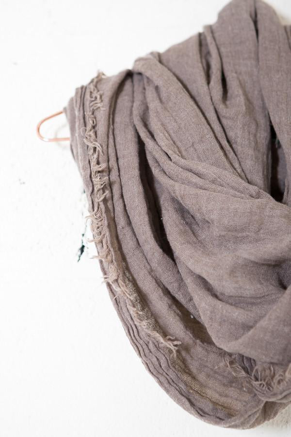 Frayed Infinity Scarf