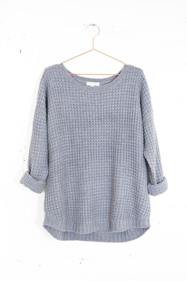 Knot Sisters Grey Purba Sweater