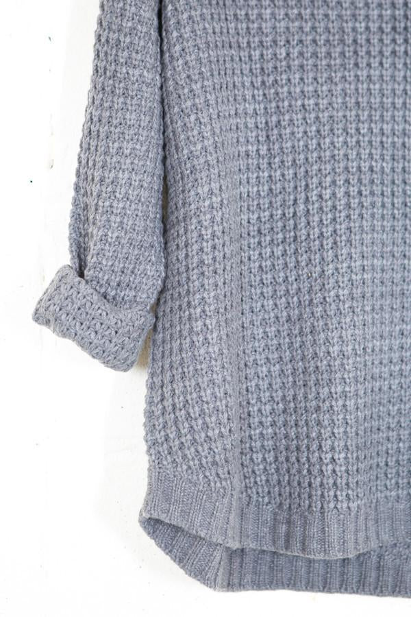 Knot Sisters Grey Purba Sweater