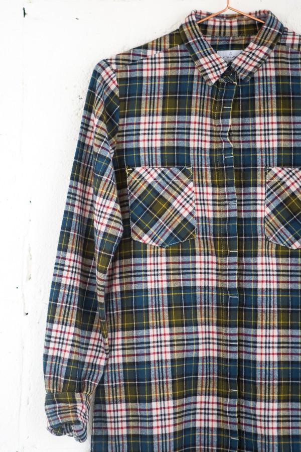 Alternative Apparel Yarn Dye Flannel Dress