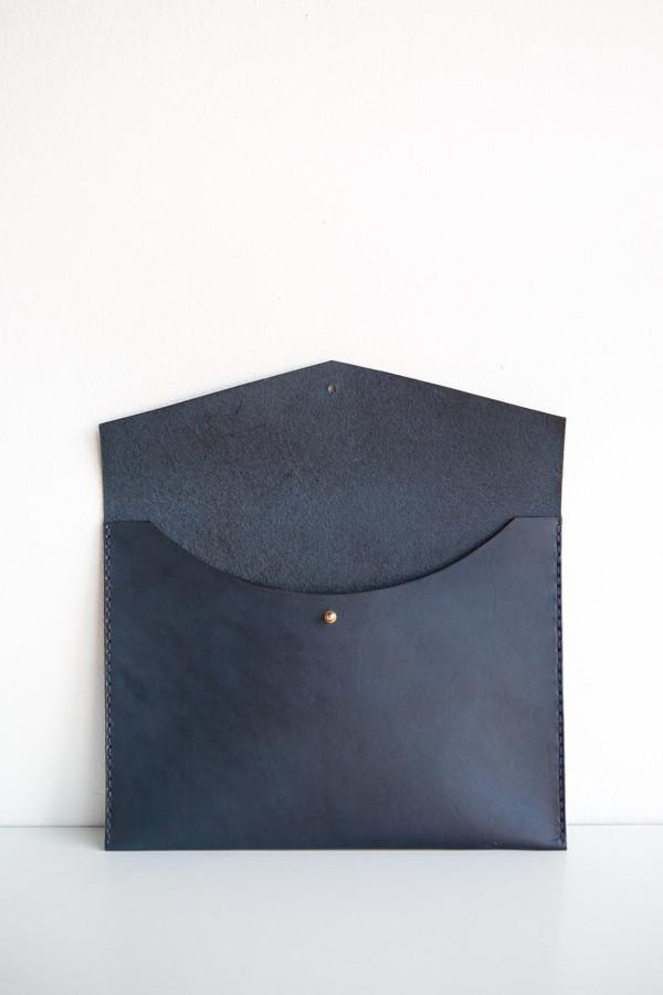 Leather ipad Clutch Solid Mfg. Co