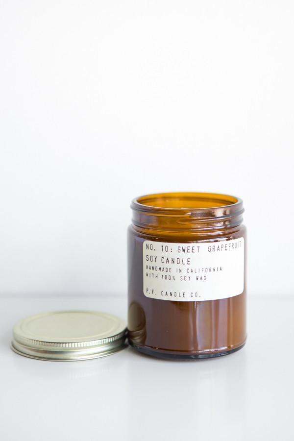 P.F. Candle Co. Sweet Grapefruit Soy Candle