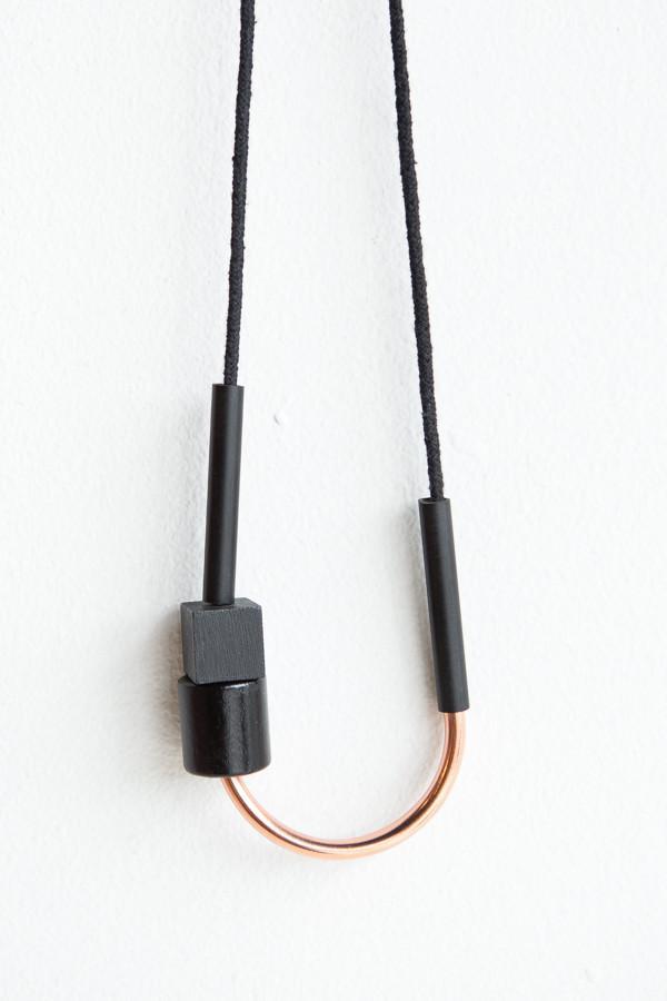 Maslo Jewelry Chock A Block Copper Necklace