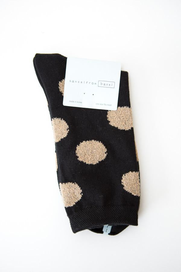 Hansel From Basel Boucle Polka Dot Socks