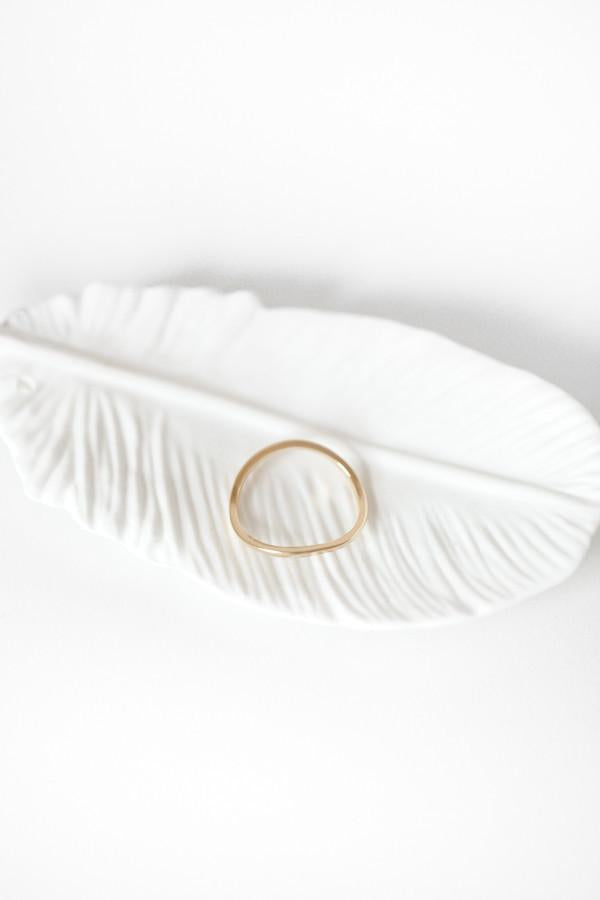 Wave Band Ring